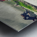 gjogv village in faroe island Metal print