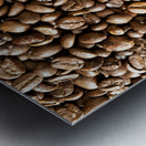 espresso and coffee grain Metal print