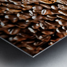 espresso and coffee grain Metal print