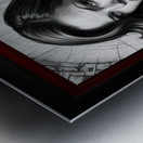 Designing A Human Captivating AI Concept Art by Xzendor7 Metal print