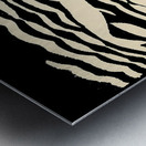 vintage swimming art abstract Metal print