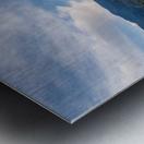 Evening Clouds Over Pikes Peak Metal print