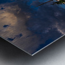 Mt Hood Morning Clouds Metal print