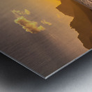 St Mary Lake Sunburst Metal print