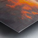 Fire Sunrise Meyreau Metal print