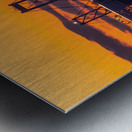 Orange Bay Bridge Sunrise Metal print