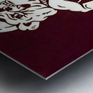 Vintage Miss State U Metal print