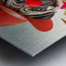 Pugsly The Rodeo Clown Metal print