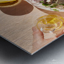 Microgreens salad Metal print