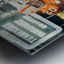 1960s tennessee football art  Metal print