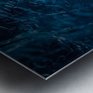 Fleur bleue Metal print