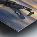 Mission Complete B-25 Over White Cliffs of Dover Metal print