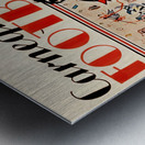 1928 Carnegie Tech Football Program Art Metal print