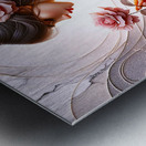 Rose Reflections  Metal print