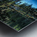 Sierra Mountain Pond Reflections  Metal print