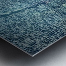 Vintage Michigan Wolverines Football Art Remix Metal print