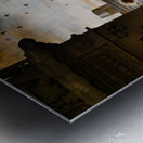 Woman On the Bridge Metal print