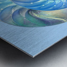 Blue Nautilus Pair Metal print