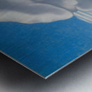 Abstract Clouds by Karl Wiener  Metal print