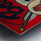Vintage Boston Red Sox Art Remix Metal print