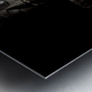RED ROCKS EBONY BUDDHA Metal print