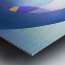Blue Wave Metal print