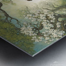 Seeking Light in a Dogwood Forest Metal print