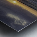 Moody rise Metal print