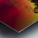 Red Sky Aurora Metal print