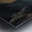  view of the interior of the ancient Athenian acropolis  Metal print