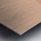  شهري بني و بيج بسيط عام 2024 . Metal print