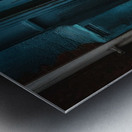 calm down 3d render photo illustration typography Metal print