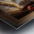 Romantic Victorian Bedroom Scene with Elegant Woman in Lingerie Mesmerizing AI Concept Art by Xzendor7 Impression metal