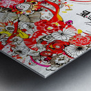 Asian Aesthetic - Geisha Girl Metal print