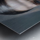 Realism Portrait Painting Of A Womans Face  Metal print