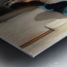 Girl Reading A Book  Metal print