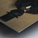 Crow Raven Man Gothic  Metal print