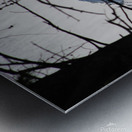 Shadowed Mountain Metal print