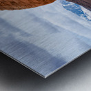 Standing Under Delicate Arch Utah Metal print