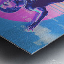 Retro Kylian Mbappe Poster Metal print