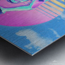 Klay Thompson Retro Poster Metal print