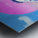 Neymar Retro Poster Metal print