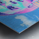 Kylian Mbappe Retro Poster Metal print