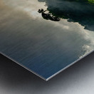 Maya Temple Metal print