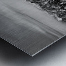 Zugspitze in black and white Metal print