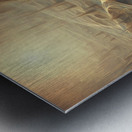 Fractal landscape of geometric shapes Metal print