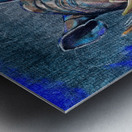 Colour Me Rhino Metal print