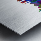 Oslo Norway Skyline Metal print