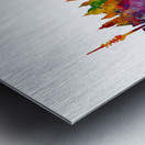 Leipzig Germany Skyline Metal print