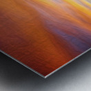 hawaiian sunset oil painting style Metal print